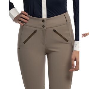 Million Dollar Breech Knee Patch Higher Rise, Super Stretch Beige color size 30R